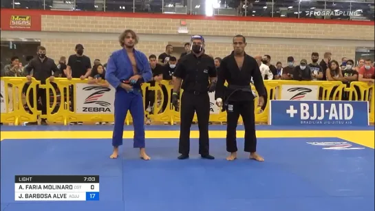 ALEXANDRE FARIA MOLINARO vs JOHNATHA BARBOSA ALVES 2020 Austin International Open IBJJF