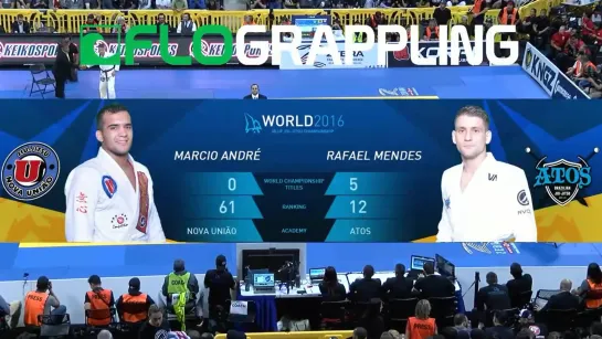 Marcio Andre Vs Rafael Mendes  FINAL IBJJF 2016 Worlds