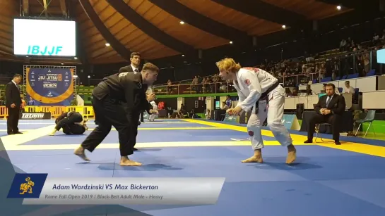 Adam Wardzinski VS Max Bickerton Rome Fall Open 2019