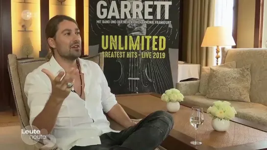 David Garrett - ZDF - LEUTE HEUTE - 28.08.2018