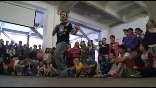 Popping dance battle: Dragon vs Tension