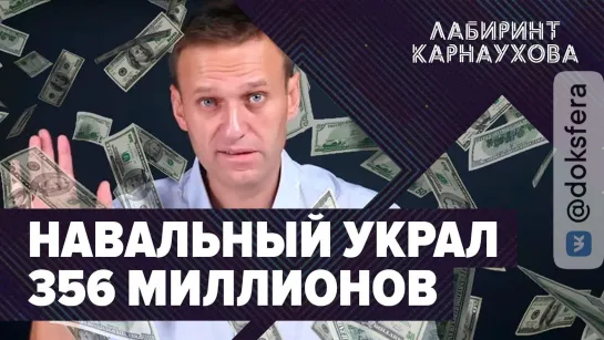 ⚡️Срочно | Новое уголовное дело Навального | ФБК присвоил 356 млн рублей | Лабиринт Карнаухова