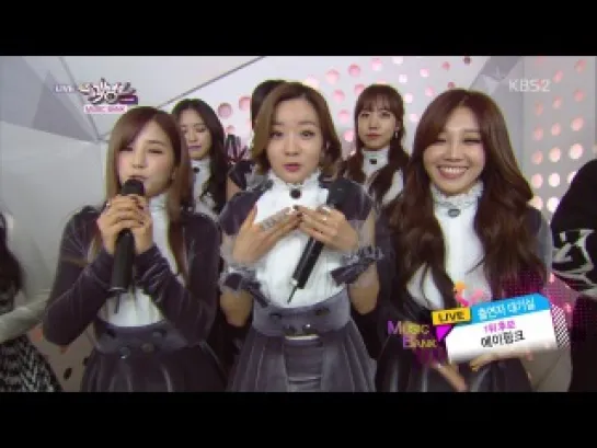 [INTERVIEW] A PINK - WAITING ROOM (150102 KBS2 "Music Bank")