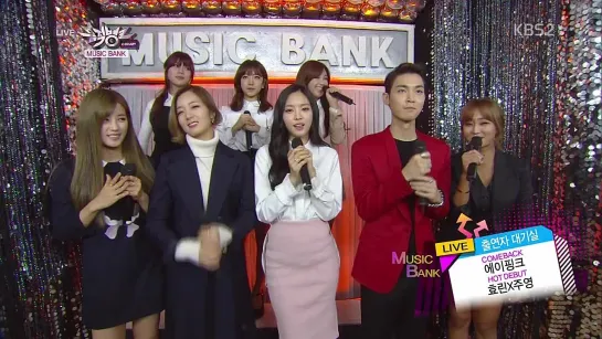 [INTERVIEW] A PINK - WAITING ROOM (141121 KBS2 "Music Bank")