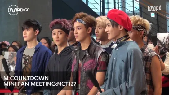 NCT127 MINI FAN MEETING Mnet MCOUNTDOWN 160728