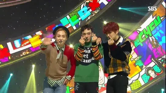 《161106》 EXO-CBX (첸백시) - The One @Inkigayo Live [HD]