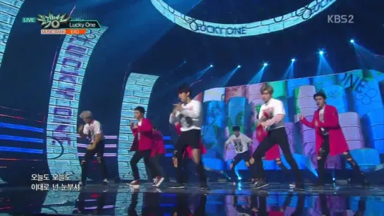 EXO -  Lucky One (KBS MUSIC BANK LIVE 2016.06.10) [HD]