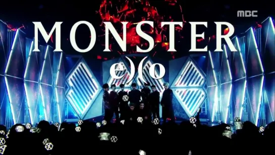 [160611] EXO (엑소) - Monster (몬스터) Show Music core [HD]