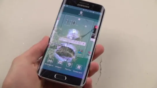 Тест на прочность Samsung Galaxy 6 Edge