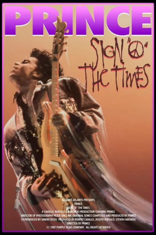 Prince : The Ahoy Stadium Rotterdam Sign O the Times.1987