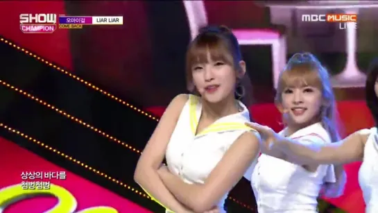 Oh My Girl - Liar Liar @ Show Champion 160406