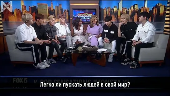 [Рус.саб][23.07.2018] On Good Day New York (with MONSTA X) @FOX5NY