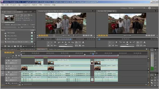 Premiere Pro 02 – Editare cu doua camere