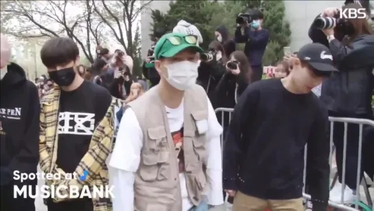 [VK][13.04.18] MONSTA X at arrive Music Bank @ Spotted at Music Bank