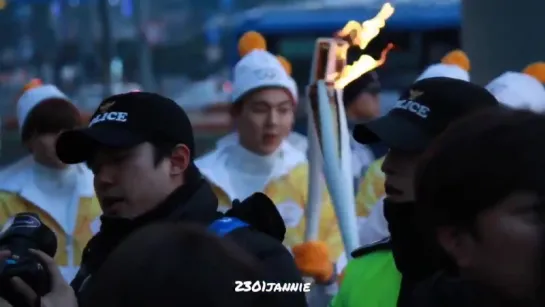 [VK][13.01.18][Fancam] Pyeongchang 2018 Olympic Torch Relay Live Day 74