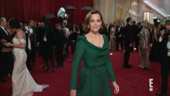 Sigourney Weaver - 2020 OSCARs E! Glambot