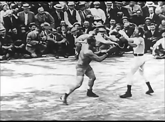 Jim Jeffries in Training (1899) sparring with Joe Choynski.