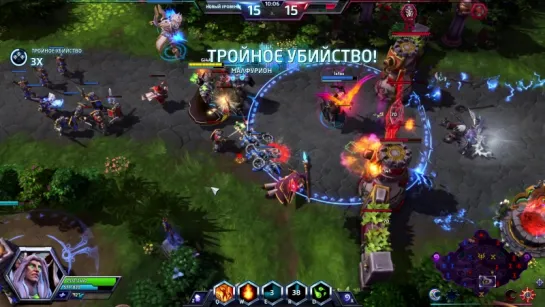 Heroes of the Storm вместе с NECRODEFLORATOR - Эпичное Best of 3 в пабе. Игра 2.