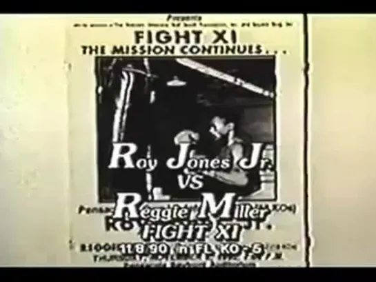 Roy Jones Jr vs Reggie Miller(1990.11.08).