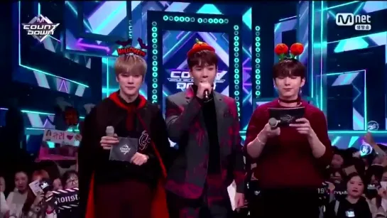 [VK][181025] MONSTA X Special MC (Kihyun, Minhyuk, Shownu) @ M!Countdown