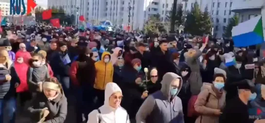 Хабаровск. 99-й день протестов