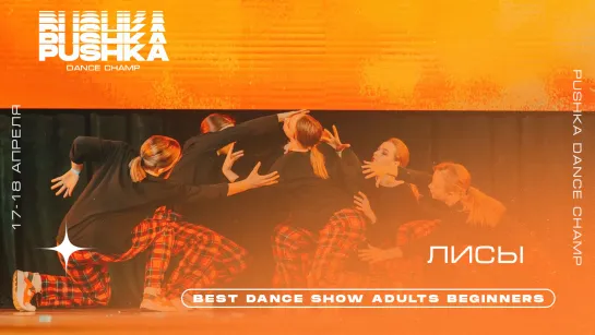 ЛИСЫ | BEST DANCE SHOW ADULTS BEGINNERS | PUSHKA DANCE CHAMP 2021