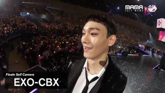 (미공개) [2017MAMA x M2] EXO-CBX Ending Finale Self Camera