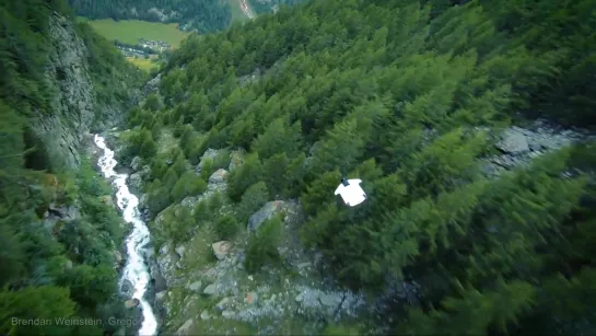 Проксимити Brendan Weinstein -- Surfing the Mountain -- Wingsuit Proximity Flying in Zermatt