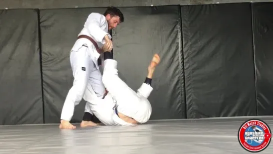 Closed Guard to Cross Guard Sweep