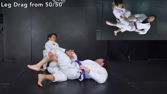 Twister Hook  Leg Drag from 50_50 Guard