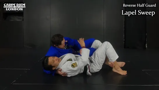 Reverse Half Guard ¦ Efficient Sweep  Back Take