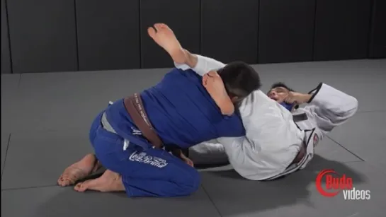 Michael Langhi - Spider Guard - armbar with one hook behind the neck