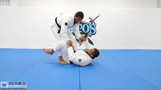 Andre Galvao - Spider guard lasso control to omoplata