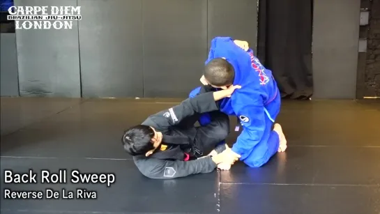 Tomoyuki Hashimoto - Reverse De La Riva  Back Roll Sweep  Taking the Back