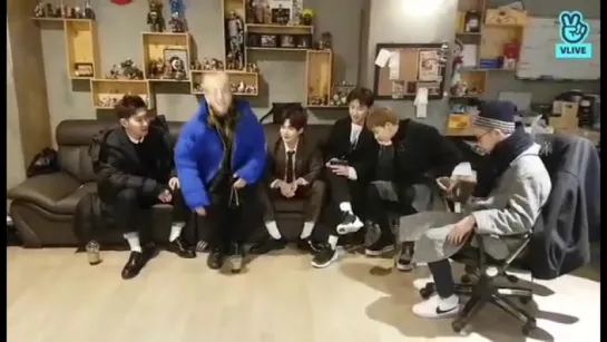 180108 Неожиданная трансляция Block B (@ V app)