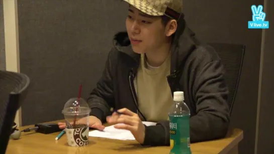 160302 V app Broadcast :: Zico working & Kyung selling cucumbers