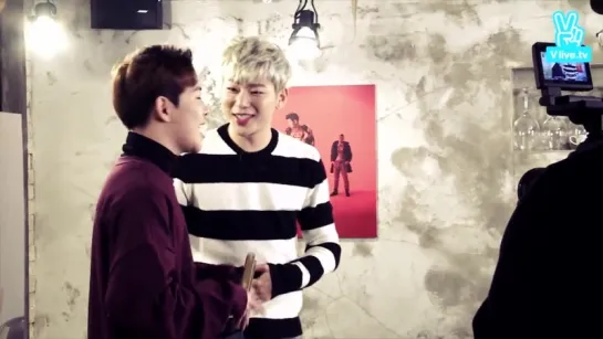 151209 V app :: Behind the scenes with ZICO & KYUNG