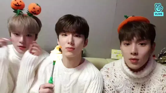 [VK][181025] Special MC on M!Countdown (Kihyun, Minhyuk, Shownu) @ V App