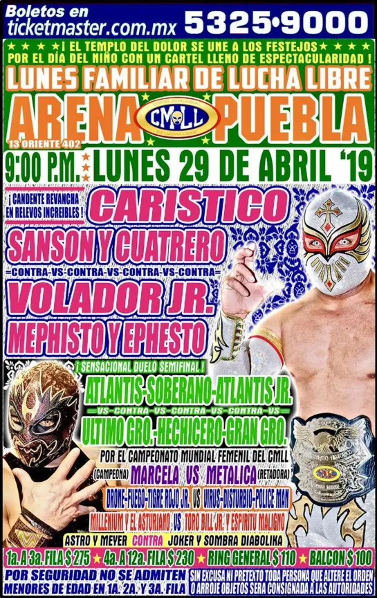 CMLL  29.04.2019