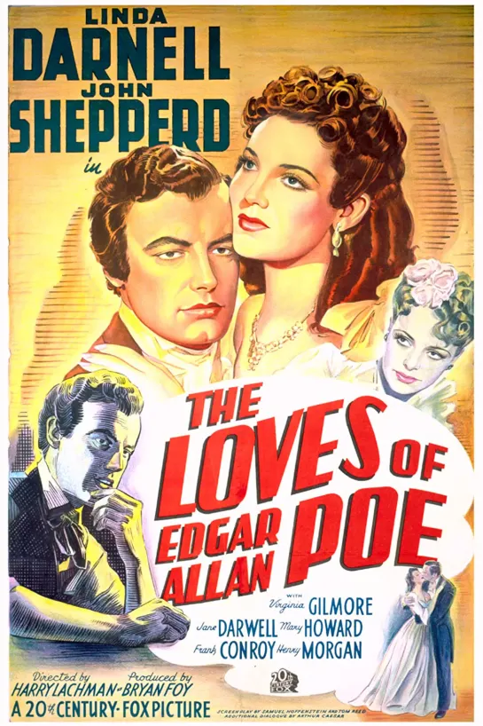 The Loves of Edgar Allan Poe (1942 США) драма биография дети в кино