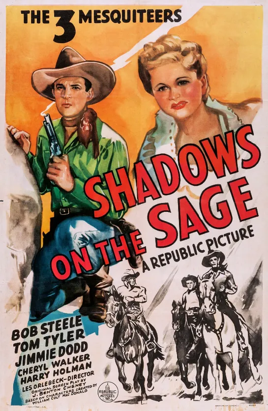 Shadows on the Sage (1942 США) вестерн дети в кино Режиссёр: Лестер Оурлбек / Lester Orlebeck