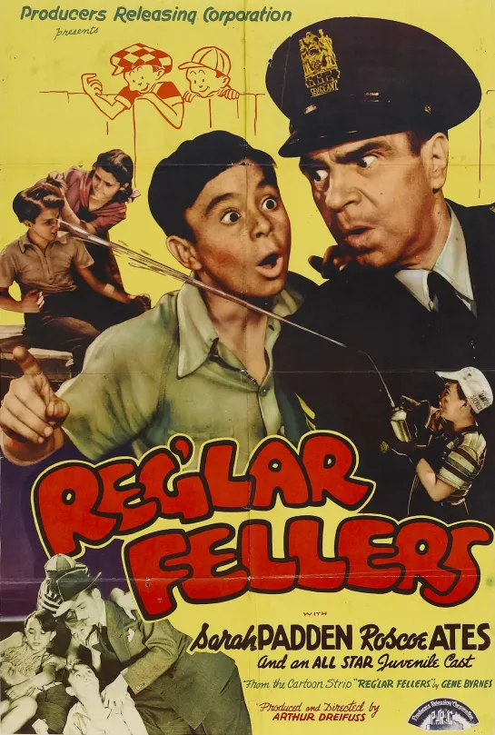 Reg'lar Fellers (1941 США) комедия приключения криминал дети в кино Режиссёр: Артур Дрейфус / Arthur Dreifuss