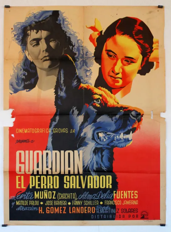 Guardián, el perro salvador (1950 Мексика) драма дети в кино Режиссёр: Умберто Гомес Ландеро