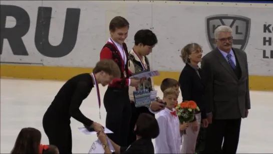 Victory Ceremony - Men - Ondrej Nepela Trophy 2018