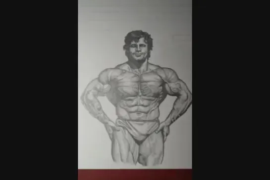 Franco Columbu - Mr Olympia Series - A Pencil Sketch by Dredfunn.mp4