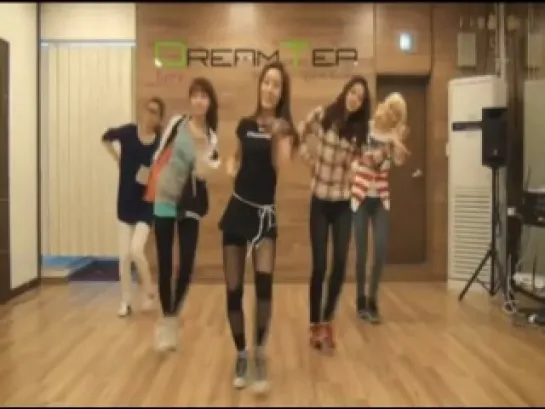 110412 Star Dance School - Girl's Day Jihae - Choreography point for 'Between us' Dance