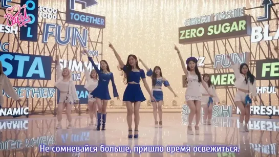 · Рус.саб · OH MY GIRL (Hyojung & Arin) x IVE (Wonyoung & Leeseo) x CRAVITY (Serim & Jungmo) - "BLUE & BLACK" ·