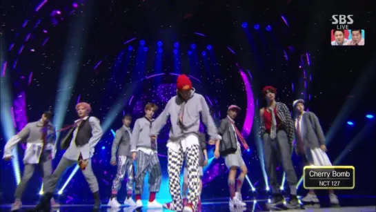 [Perf] NCT 127 – Cherry Bomb @ SBS Inkigayo 170709