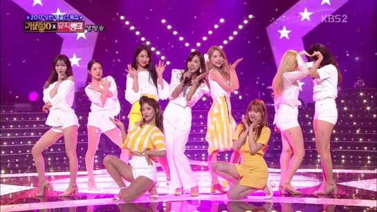 [Perf] Lee Jihye x Nine Muses – Sweety @ KBS Music Bank Half-Year Special 170630