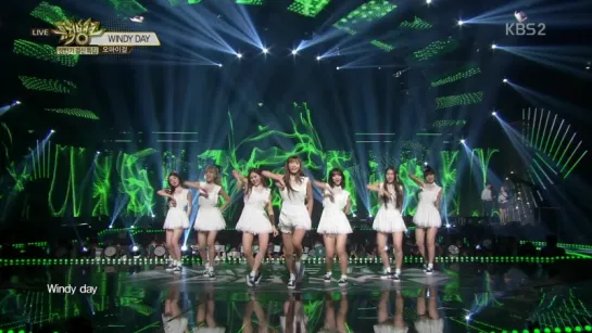 [Perf] Oh My Girl - Windy Day (160624 KBS Music Bank Half-Year Special)